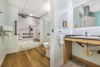 Suite, 1 King Bed with Sofa bed, Accessible, Non Smoking (Roll-In Shower)