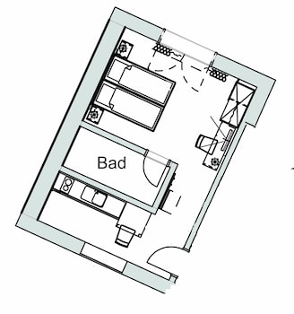 Comfort Apartment, 1 Bedroom, City View