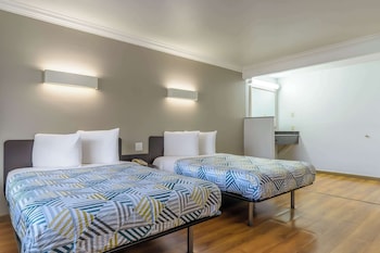 Standard Room, 2 Double Beds, Smoking, Refrigerator & Microwave
