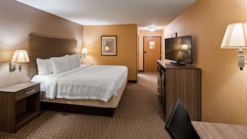 Standard Room, 1 King Bed, Non Smoking, Refrigerator & Microwave