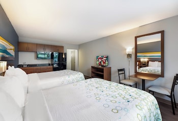 Studio, 2 Double Beds, Non Smoking, Kitchenette