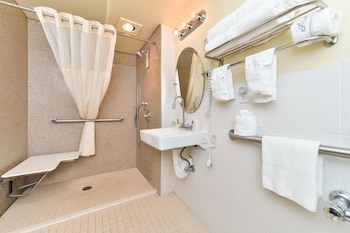 Standard Room, 2 Double Beds, Accessible with Roll-In Shower, Non Smoking