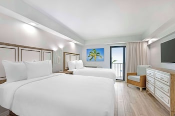 Standard Room, 2 Double Beds, Non Smoking, Balcony (Gulf View)
