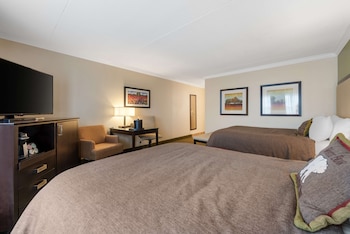 Standard Room, 2 Queen Beds, Non Smoking, Refrigerator & Microwave
