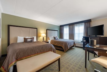 Standard Room, 2 Queen Beds, Non Smoking, Refrigerator & Microwave