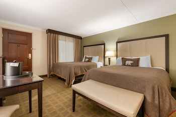 Standard Room, 2 Queen Beds, Refrigerator & Microwave, Poolside