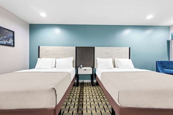Standard Room, 2 Queen Beds, Non Smoking, Refrigerator & Microwave