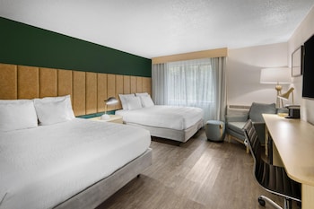 Standard Room, 2 Queen Beds, Accessible, Refrigerator & Microwave (Walk-in Shower)