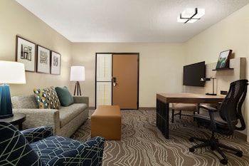 Suite, 2 Double Beds, Accessible (Mobility & Hearing, Roll-in Shower)