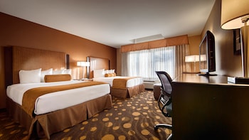 Standard Room, 2 Queen Beds, Non Smoking, Refrigerator & Microwave