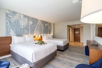 Deluxe Room, 2 Double Beds, Ocean View (Ocean View Two Double Beds Room)
