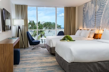 Deluxe Room, 2 Double Beds, Ocean View (Ocean View Two Double Beds Room)