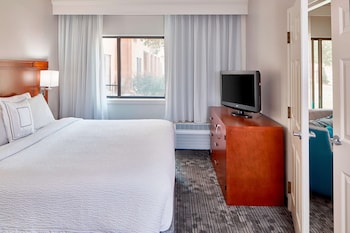 Suite, 1 King Bed with Sofa bed, Accessible (Mobility/Hearing Tub One Bedroom)