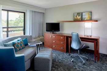 Suite, 1 King Bed with Sofa bed, Accessible (Mobility/Hearing Tub One Bedroom)