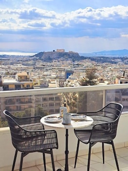 Premium Room with Private Balcony and Panoramic Acropolis View