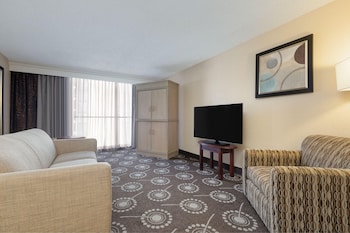 Junior Suite, 1 King Bed with Sofa bed, Hearing Accessible, Non Smoking (Tub w/ Grab Bars)