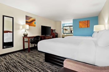 Standard Room, 2 Queen Beds, Non Smoking, Refrigerator & Microwave