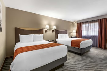 Standard Room, 2 Queen Beds, Non Smoking, Refrigerator & Microwave