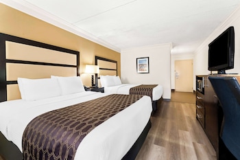 Standard Room, 2 Queen Beds, Non Smoking, Refrigerator & Microwave