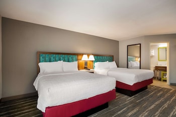 Room, 2 Queen Beds, Non Smoking, Refrigerator & Microwave