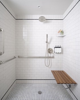 Room, 1 King Bed, Roll-in Shower, City View