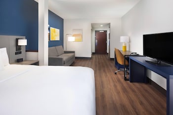 Suite, 1 King Bed with Sofa bed, Accessible, Non Smoking (Roll-In Shower)