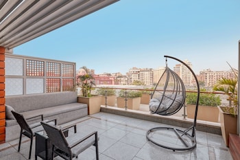 Deluxe Room, 2 Double Beds, Smoking, Terrace (View)