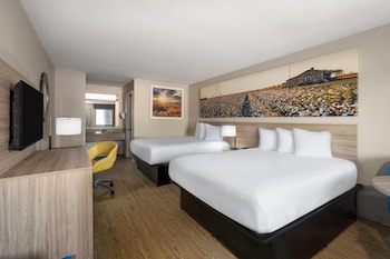 Double Room, 2 Double Beds, Smoking