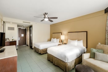 Oceanfront Patio Room with 2 Double Beds