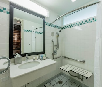 Pool View Mobility Access 1 King Roll In Shower