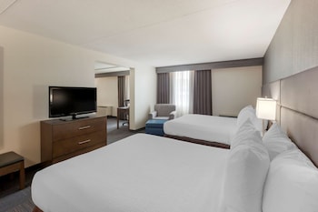 Standard Room, Multiple Beds, Non Smoking, Microwave (1 king and 2 queen beds)