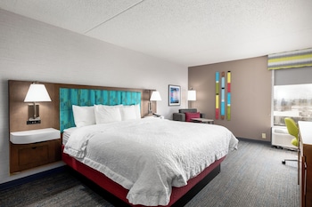 Room, 1 King Bed, Refrigerator & Microwave