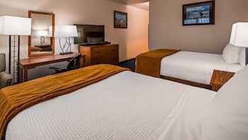 Standard Room, 2 Double Beds, Smoking, Refrigerator & Microwave