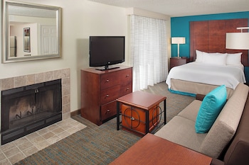 Studio, 1 Queen Bed with Sofa bed, Fireplace (Mobility Accessible, Tub)