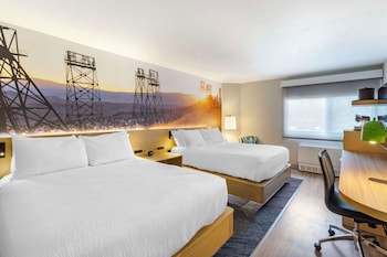 Standard Room, 2 Queen Beds, Non Smoking, Refrigerator & Microwave (Shower Only;Pet Friendly)