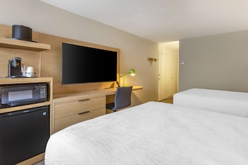 Standard Room, 2 Queen Beds, Non Smoking, Refrigerator & Microwave (Shower Only;Pet Friendly)
