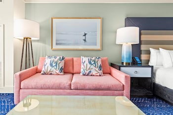 Room, 1 King Bed with Sofa bed, Beach View