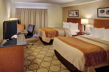 Deluxe Room, 2 Queen Beds, Refrigerator & Microwave, Ground Floor