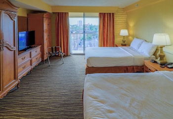 Deluxe Room, 2 Double Beds, Non Smoking, Refrigerator & Microwave