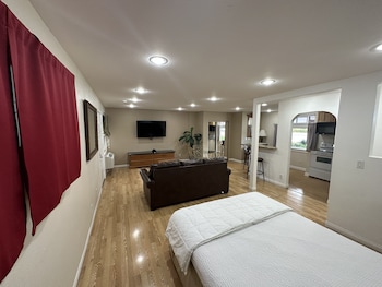 Premium Studio Suite, Kitchen, Courtyard Area