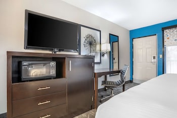 Standard Room, 1 King Bed, Non Smoking, Refrigerator & Microwave