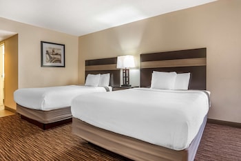 Standard Room, 2 Queen Beds, Non Smoking, Refrigerator & Microwave