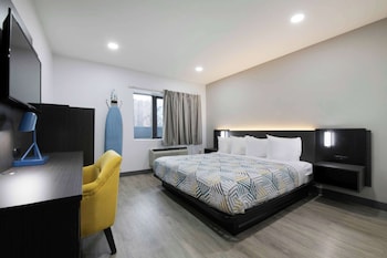 Standard Room, 1 King Bed, Non Smoking, Refrigerator & Microwave