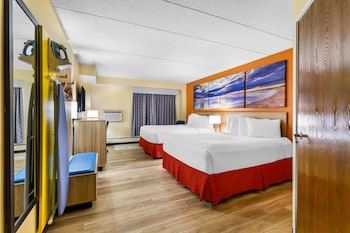 2 Queen Beds, Mobility Accessible Room, Roll-In Shower, Non-Smoking