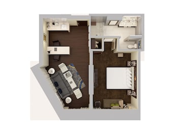 Suite, 1 King Bed (1 Bedroom)
