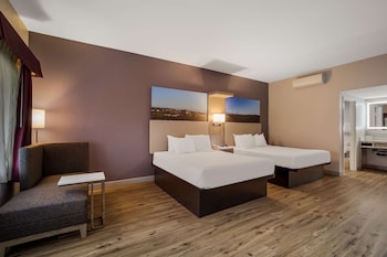 Standard Room, 2 Queen Beds, Non Smoking, Refrigerator (Freeway Side)
