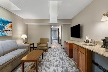 Suite, 2 Queen Beds, Non Smoking, Refrigerator (Oversized Room;Third bed is a Sofabed)