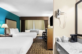 Standard Room, 2 Queen Beds, Non Smoking, Refrigerator & Microwave