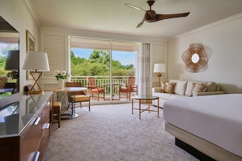 Deluxe Room, 1 King Bed with Sofa bed, Transfer Shower, Garden View (Accessible Room)