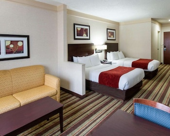 Double Room, 2 Double Beds, Non Smoking